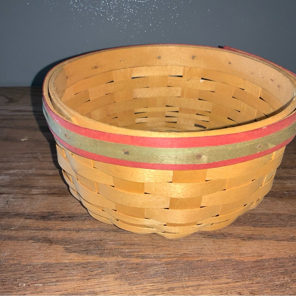 Longaberger Baskets 7" Round 2000 Century Celebration Hand Woven USA